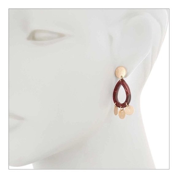 Shashi Dina Lucite Charm Earrings - Picture 2 of 2